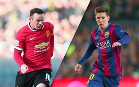 Messi và Rooney thường suy tính những gì khi thi đấu?